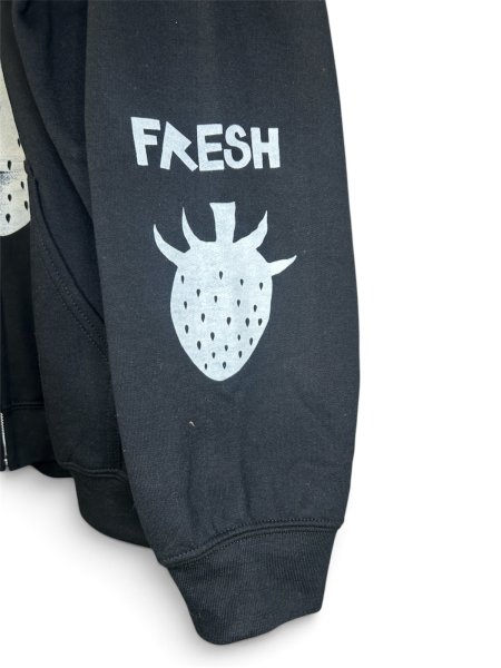 画像5: WESTFALL WHITE&GREY MULTI FRESH ZIP-UP HOODIE LS BLACK (5)