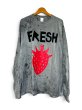 画像1: WESTFALL  BLACK&RED SINGLE BERRY FRESH T-SHIRT LS CHACOAL (1)