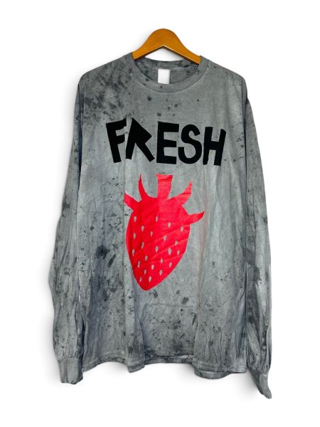 画像1: WESTFALL  BLACK&RED SINGLE BERRY FRESH T-SHIRT LS CHACOAL (1)
