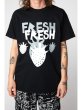 画像3: WESTFALL WHITE&GREY DOUBLE FRESH T-SHIRT SS BLACK (3)