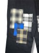 画像3: WESTFALL  DENIM FLANNEL PATCH PANT BLACK (3)