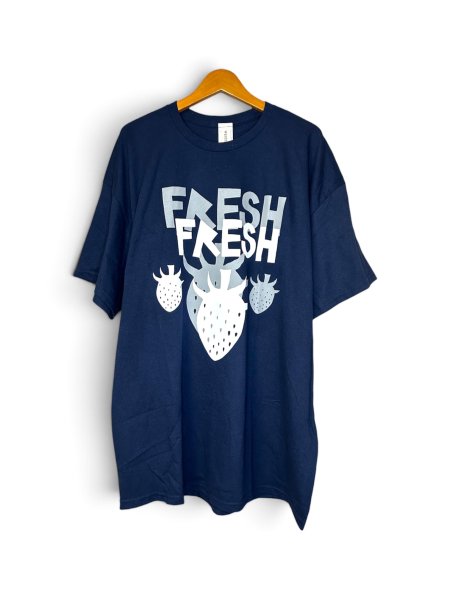 画像1: WESTFALL WHITE&GREY DOUBLE FRESH T-SHIRT SS NAVY (1)