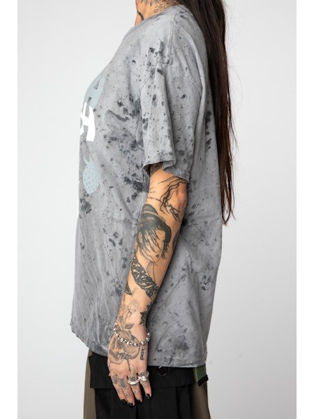 画像4: WESTFALL WHITE&GREY DOUBLE FRESH T-SHIRT SS CHACOAL (4)
