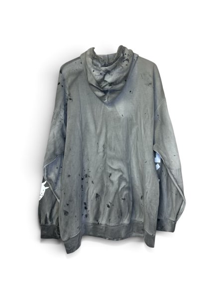 画像2: WESTFALL WHITE&GREY MULTI FRESH ZIP-UP HOODIE LS CHARCOAL (2)