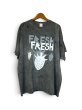 画像1: WESTFALL WHITE&GREY DOUBLE FRESH T-SHIRT SS CHACOAL (1)