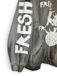 画像4: WESTFALL WHITE&GREY MULTI FRESH ZIP-UP HOODIE LS CHARCOAL (4)