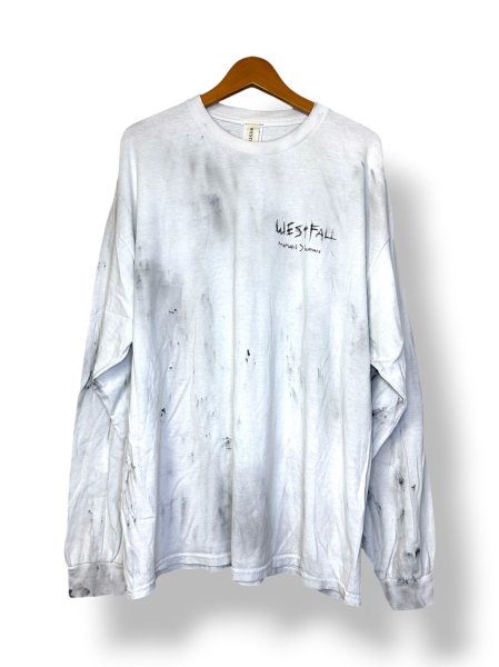 画像1: WESTFALL WESTFALL ANIMALS>HUMANS T-SHIRT LS DIRTY WHITE (1)