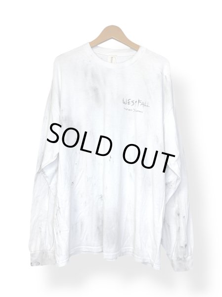 画像1: WESTFALL WESTFALL ANIMALS>HUMANS T-SHIRT LS DIRTY WHITE (1)