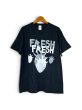 画像1: WESTFALL WHITE&GREY DOUBLE FRESH T-SHIRT SS BLACK (1)