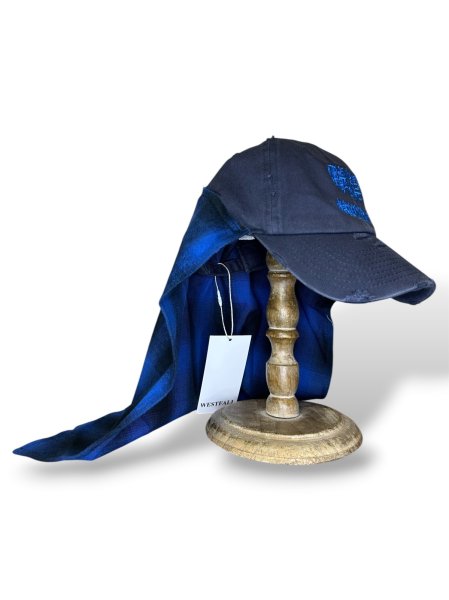 画像3: WESTFALL NATURE FLANNEL HAT BLUE (3)