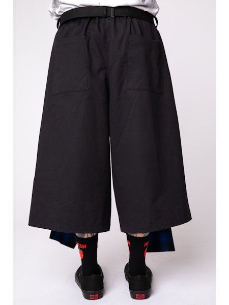 画像6: WESTFALL 3/4 HANG FLANNEL PATCH PANT BLACK (6)
