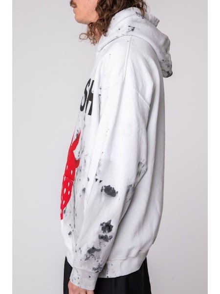 画像4: WESTFALL BLACK&RED SINGLE BERRY FRESH PULLOVER HOODIE LS DIRTY WHITE (4)