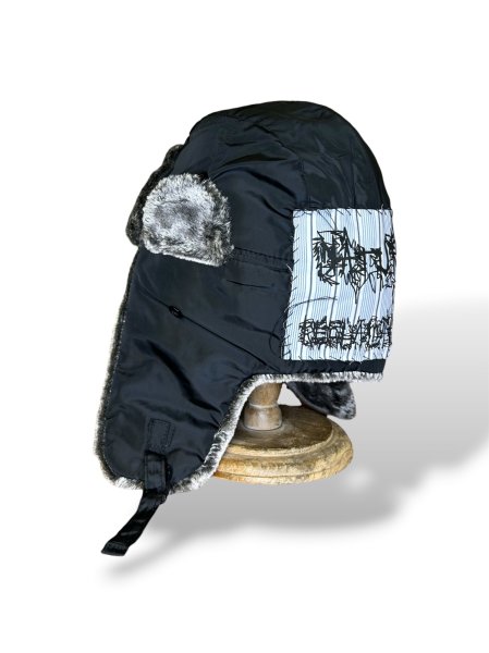 画像2: WESTFALL PATCH TRAPPER HAT BLACK (2)