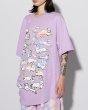 画像2: BASE MARK SIMEON FARRA×Asymmetry Tee PURPLE (2)