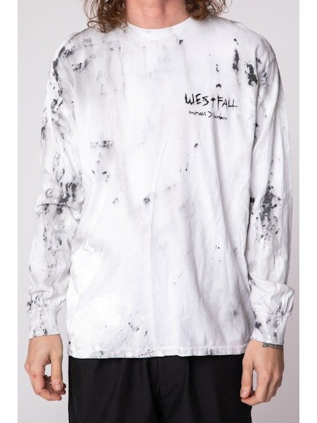 画像3: WESTFALL WESTFALL ANIMALS>HUMANS T-SHIRT LS DIRTY WHITE (3)