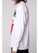 画像4: WESTFALL  BLACK&RED SINGLE BERRY FRESH T-SHIRT LS WHITE (4)