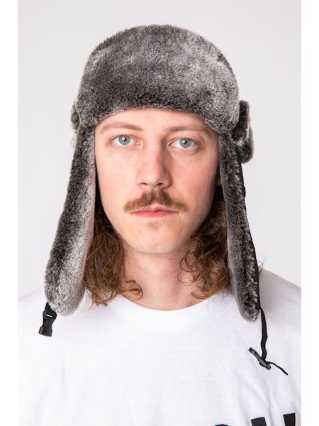 画像6: WESTFALL PATCH TRAPPER HAT BLACK (6)
