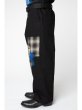 画像5: WESTFALL  DENIM FLANNEL PATCH PANT BLACK (5)