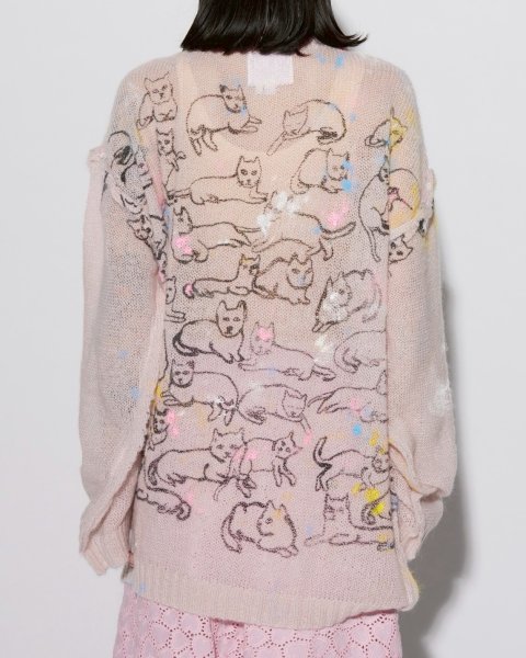 画像2: BASE MARK SIMEON FARRA×Knit Pullover PINK (2)