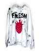 画像1: WESTFALL BLACK&RED SINGLE BERRY FRESH PULLOVER HOODIE LS DIRTY WHITE (1)