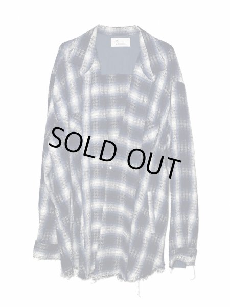 画像1: Azuma. PLAID TURN UP SHIRT BLUE (1)