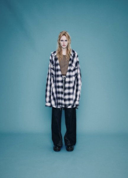 画像5: Azuma. PLAID TURN UP SHIRT BLUE (5)