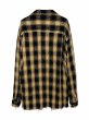 画像2: Azuma. PLAID TURN UP SHIRT MUSTARD (2)