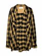 画像1: Azuma. PLAID TURN UP SHIRT MUSTARD (1)