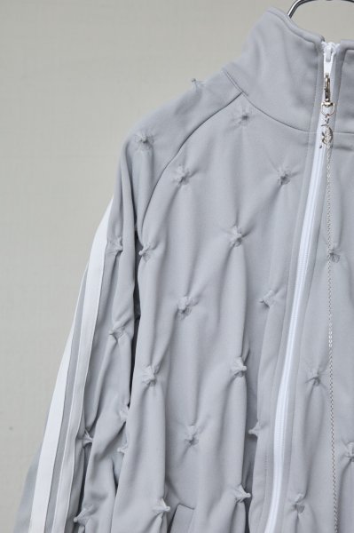 画像3: BODYSONG. SHIBORI DISTORTION TRACK JKT W/CHARMS GRAY (3)