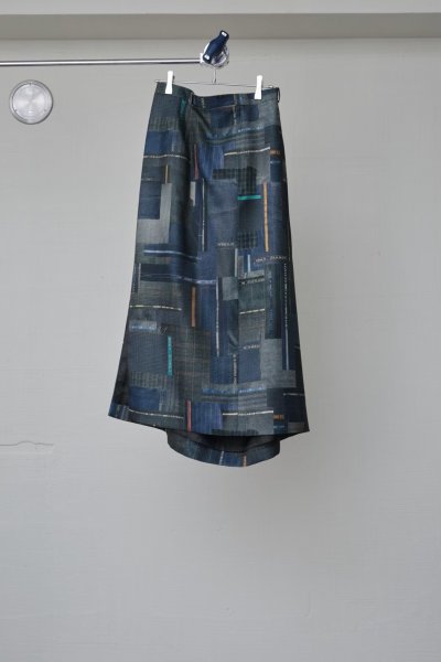 画像4: BODYSONG. LUXURY SCRAPS TAILOR-MADE MULTI-HOOK SKIRT BLACK (4)