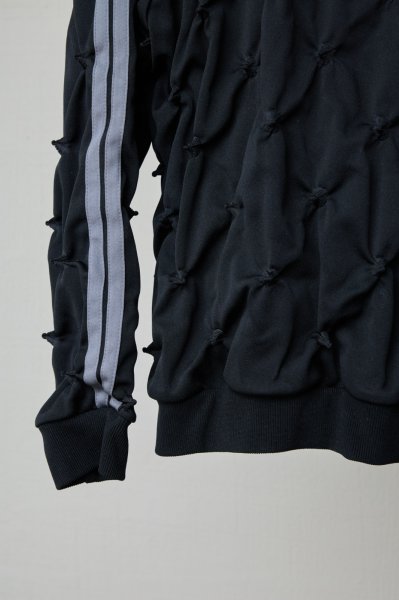 画像4: BODYSONG. SHIBORI DISTORTION TRACK JKT W/CHARMS BLACK (4)