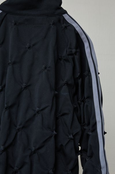 画像5: BODYSONG. SHIBORI DISTORTION TRACK JKT W/CHARMS BLACK (5)