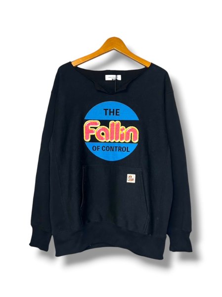 画像1: LIBRIO MENDONÇA FALLIN PULLOVER  BLACK (1)