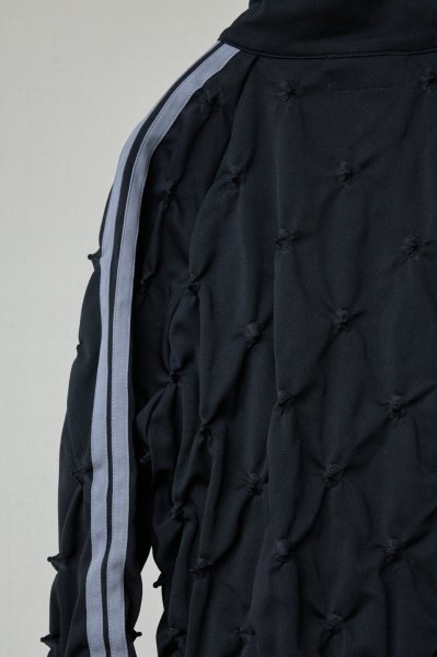 画像3: BODYSONG. SHIBORI DISTORTION TRACK JKT W/CHARMS BLACK (3)