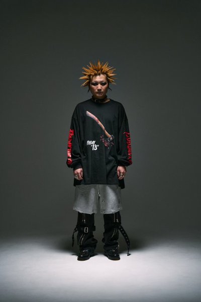 画像3: el conductorH ×FRIDAY THE 13TH POSTER VISUAL L/S T-SHIRT BK (3)