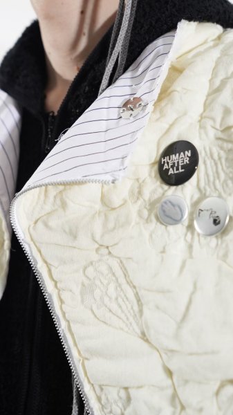 画像6: AMORPHIA TOKYO Anacro Vest(Record Ivory/Pink) (6)