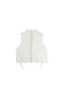 画像2: AMORPHIA TOKYO Anacro Vest(Record Ivory/Pink) (2)