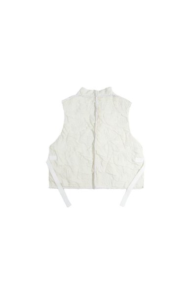 画像2: AMORPHIA TOKYO Anacro Vest(Record Ivory/Pink) (2)