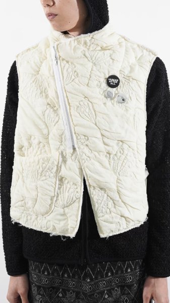 画像3: AMORPHIA TOKYO Anacro Vest(Record Ivory/Pink) (3)