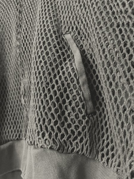画像5: el conductorH COTTON MESH FULL ZIP HOODIE (5)