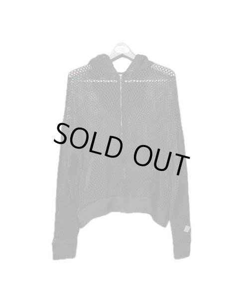 画像1: el conductorH COTTON MESH FULL ZIP HOODIE (1)