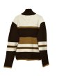 画像2: LIBRIO MENDONÇA KNIT ZIPUP RIB TOP BROWN (2)