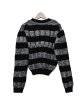 画像2: LIBRIO MENDONÇA  KNIT BORDER CABLE TOP  BLACK (2)