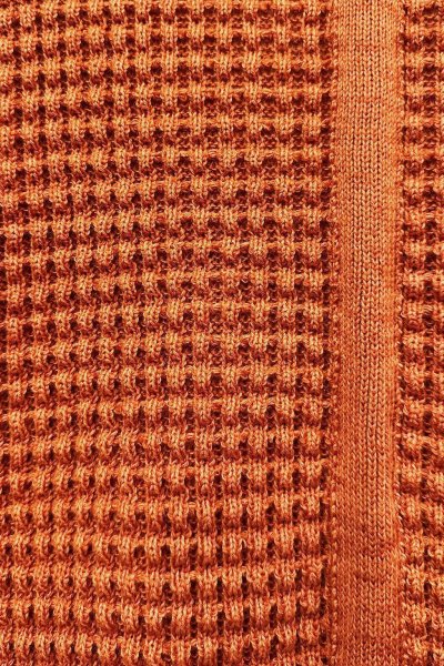 画像3: Azuma.  DROOP WAFFLE GARDIGAN DARK ORANGE (3)