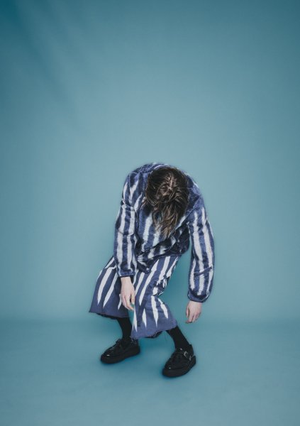 画像3: Azuma.   ANARCHY WIDE EASY PANTS　BLUE (3)