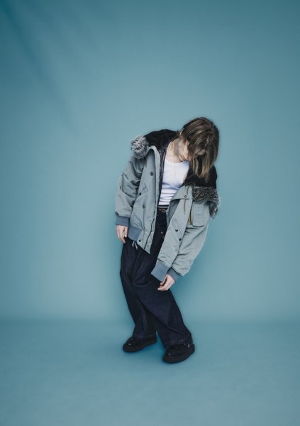 画像6: Azuma.  DROOP N-2A JACKET LIGHT KHAKI (6)