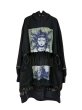 画像1: KIDILL 26AW GRAVE ROBBER PULLOVER SWEAT ARTWORK BY TREVOR BROWN BLACK (1)