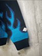 画像4: el conductorH COTTON NKIT CARDIGAN 'FLAME BLUE (4)