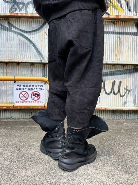 画像7: beauty:beast　Magarimono_collabo Sack Back Boots-2 / COTTON BLACK (7)