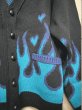 画像3: el conductorH COTTON NKIT CARDIGAN 'FLAME BLUE (3)